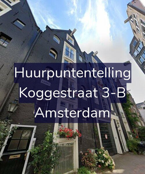 Foto gevel Huurpuntentelling voor Koggestraat 3-B, Amsterdam