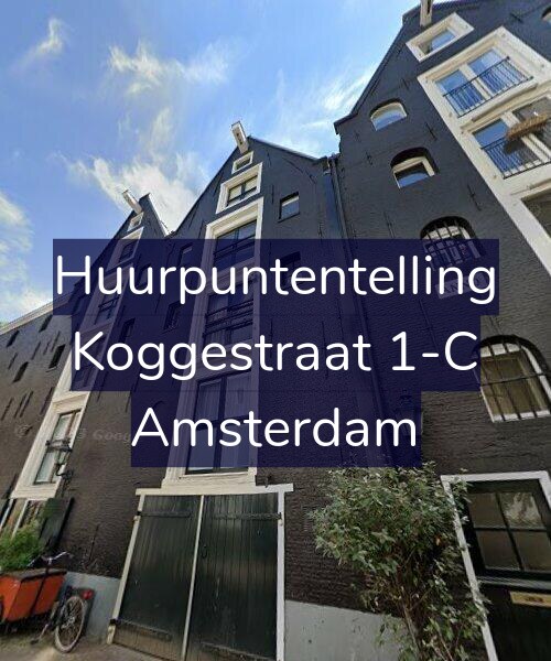 Foto gevel Huurpuntentelling voor Koggestraat 1-C, Amsterdam