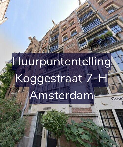 Foto gevel Huurpuntentelling voor Koggestraat 7-H, Amsterdam