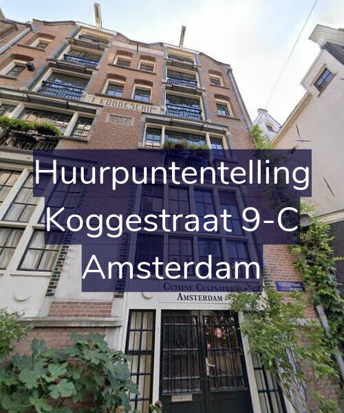 Foto gevel Huurpuntentelling voor Koggestraat 9-C, Amsterdam