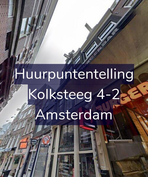 Foto gevel Huurpuntentelling voor Kolksteeg 4-2, Amsterdam