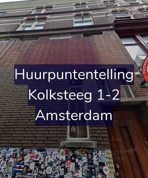 Foto gevel Huurpuntentelling voor Kolksteeg 1-2, Amsterdam