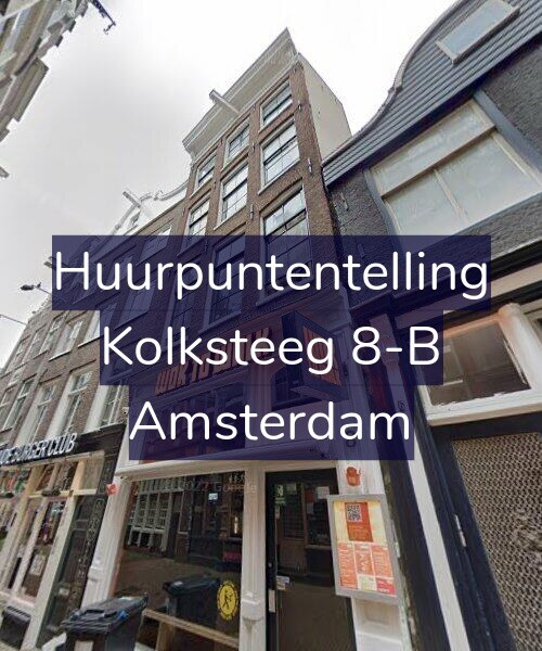 Foto gevel Huurpuntentelling voor Kolksteeg 8-B, Amsterdam
