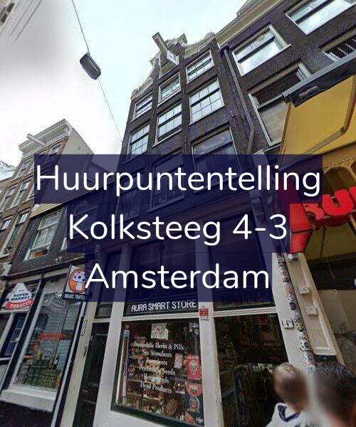 Foto gevel Huurpuntentelling voor Kolksteeg 4-3, Amsterdam