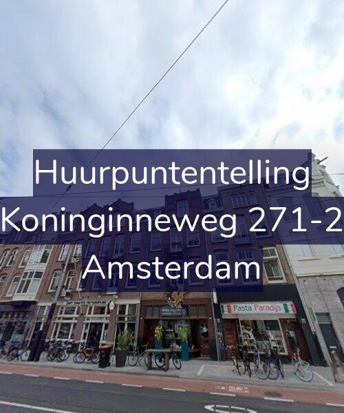Foto gevel Huurpuntentelling voor Koninginneweg 271-2, Amsterdam