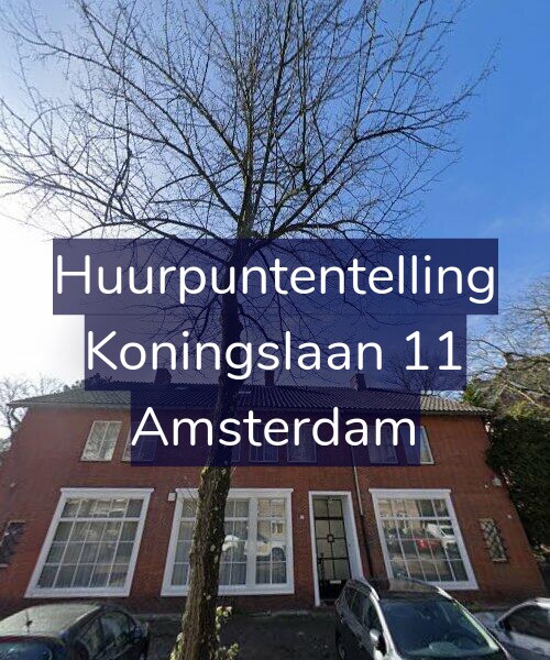 Foto gevel Huurpuntentelling voor Koningslaan 11, Amsterdam