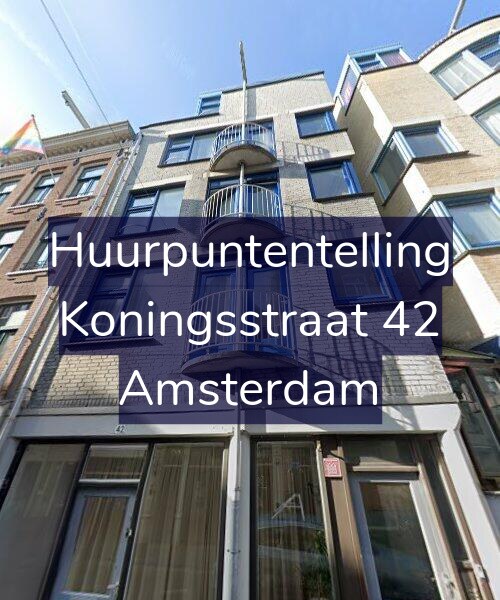 Foto gevel Huurpuntentelling voor Koningsstraat 42, Amsterdam