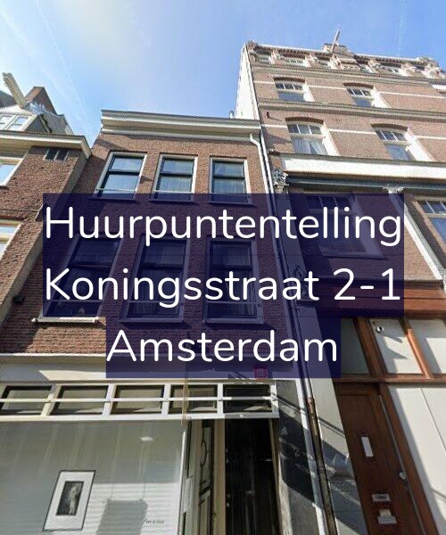 Foto gevel Huurpuntentelling voor Koningsstraat 2-1, Amsterdam