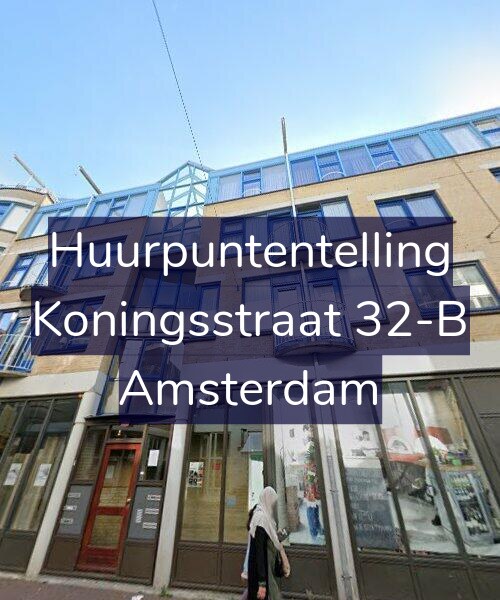 Foto gevel Huurpuntentelling voor Koningsstraat 32-B, Amsterdam