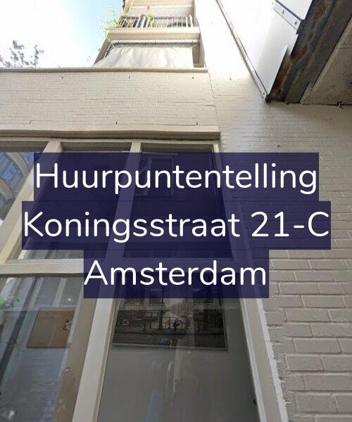 Foto gevel Huurpuntentelling voor Koningsstraat 21-C, Amsterdam