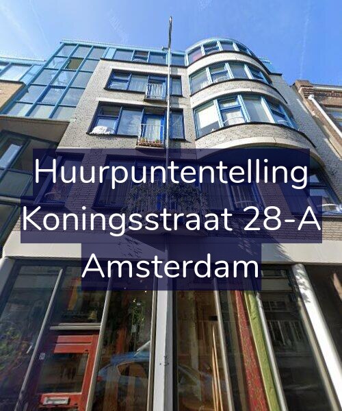 Foto gevel Huurpuntentelling voor Koningsstraat 28-A, Amsterdam