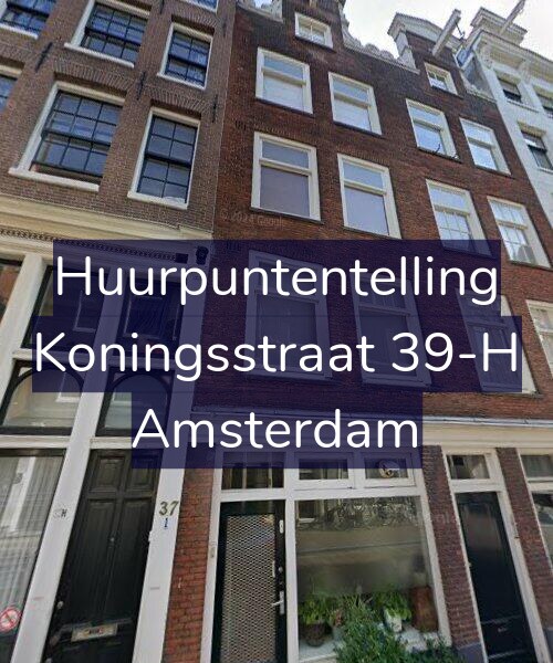 Foto gevel Huurpuntentelling voor Koningsstraat 39-H, Amsterdam