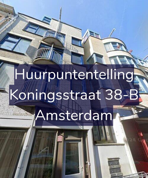 Foto gevel Huurpuntentelling voor Koningsstraat 38-B, Amsterdam