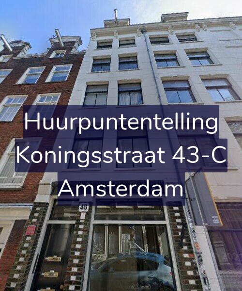Foto gevel Huurpuntentelling voor Koningsstraat 43-C, Amsterdam