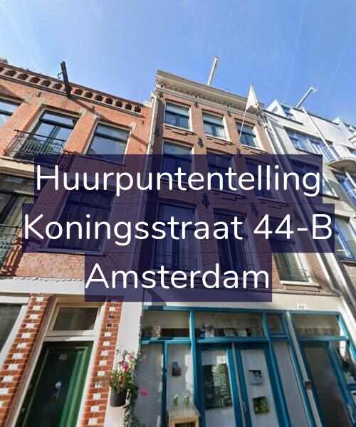 Foto gevel Huurpuntentelling voor Koningsstraat 44-B, Amsterdam