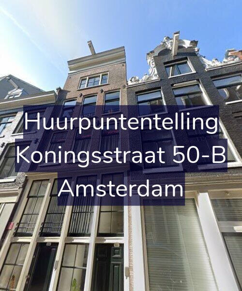 Foto gevel Huurpuntentelling voor Koningsstraat 50-B, Amsterdam