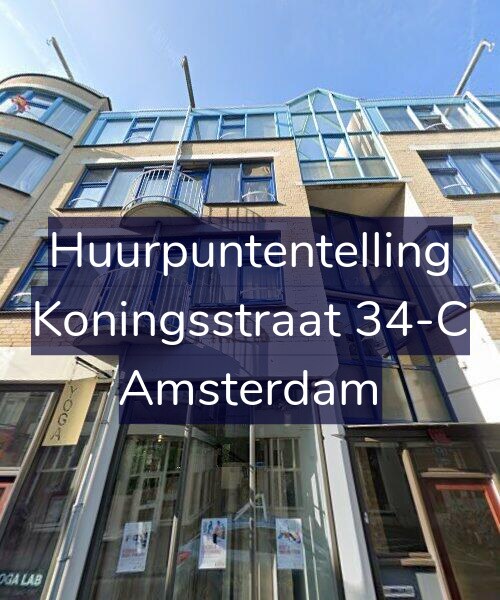 Foto gevel Huurpuntentelling voor Koningsstraat 34-C, Amsterdam