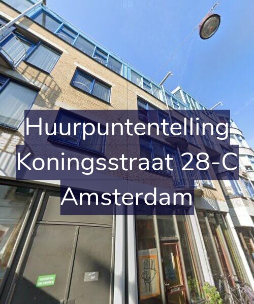 Foto gevel Huurpuntentelling voor Koningsstraat 28-C, Amsterdam