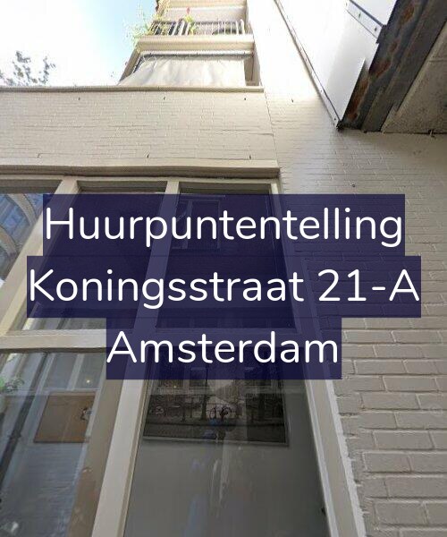 Foto gevel Huurpuntentelling voor Koningsstraat 21-A, Amsterdam