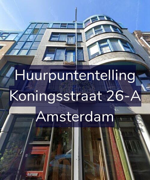 Foto gevel Huurpuntentelling voor Koningsstraat 26-A, Amsterdam