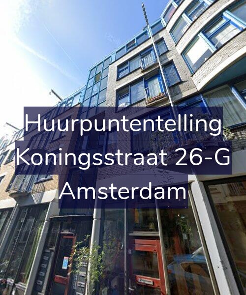Foto gevel Huurpuntentelling voor Koningsstraat 26-G, Amsterdam