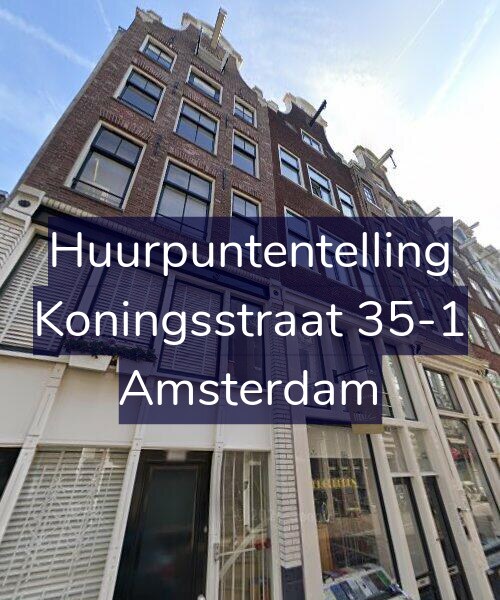 Foto gevel Huurpuntentelling voor Koningsstraat 35-1, Amsterdam