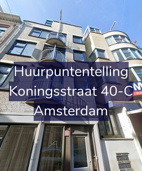 Foto gevel Huurpuntentelling voor Koningsstraat 40-C, Amsterdam