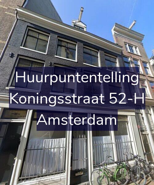 Foto gevel Huurpuntentelling voor Koningsstraat 52-H, Amsterdam