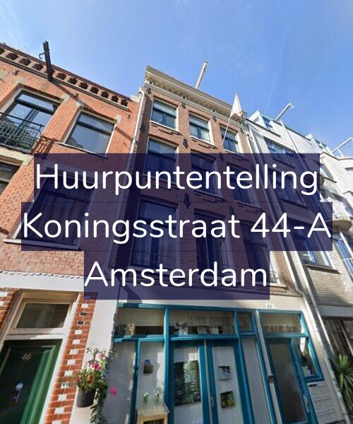 Foto gevel Huurpuntentelling voor Koningsstraat 44-A, Amsterdam