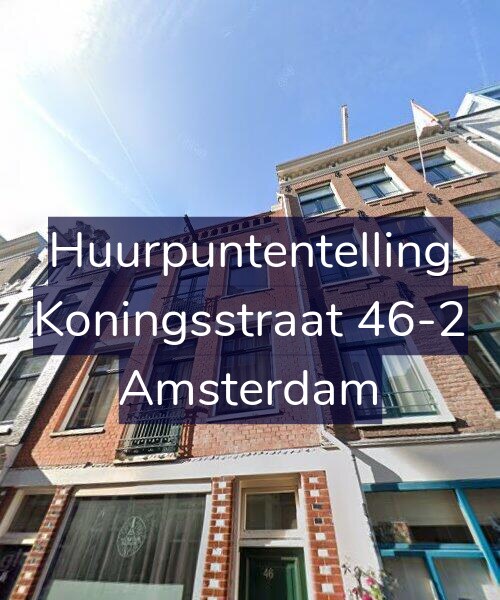 Foto gevel Huurpuntentelling voor Koningsstraat 46-2, Amsterdam