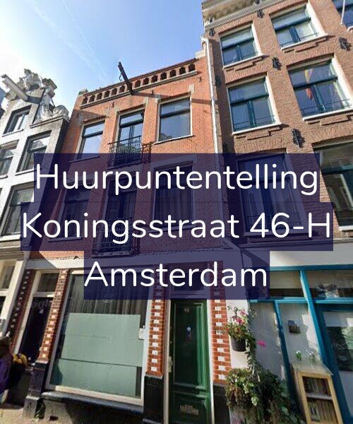 Foto gevel Huurpuntentelling voor Koningsstraat 46-H, Amsterdam