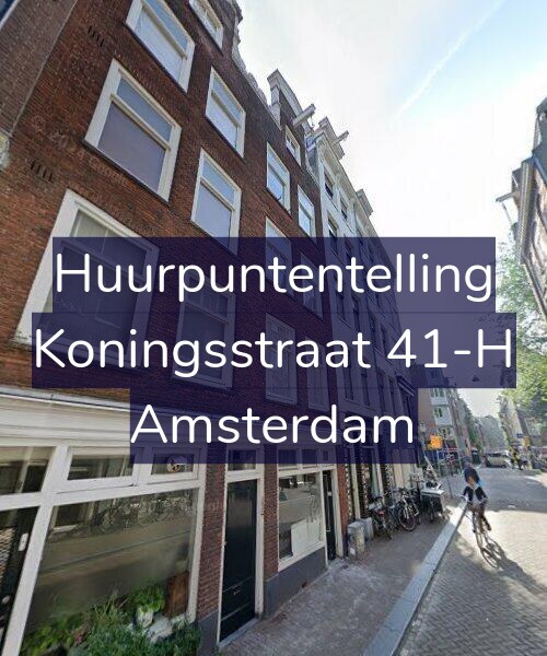 Foto gevel Huurpuntentelling voor Koningsstraat 41-H, Amsterdam