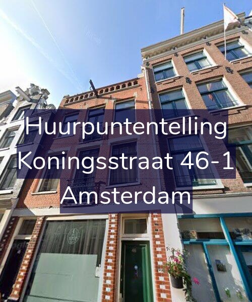 Foto gevel Huurpuntentelling voor Koningsstraat 46-1, Amsterdam