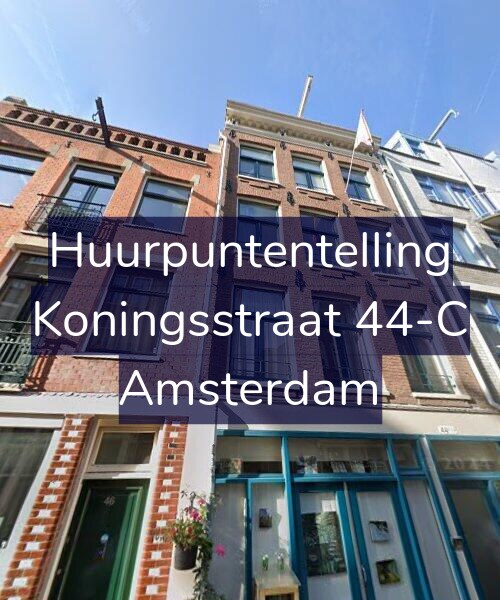 Foto gevel Huurpuntentelling voor Koningsstraat 44-C, Amsterdam