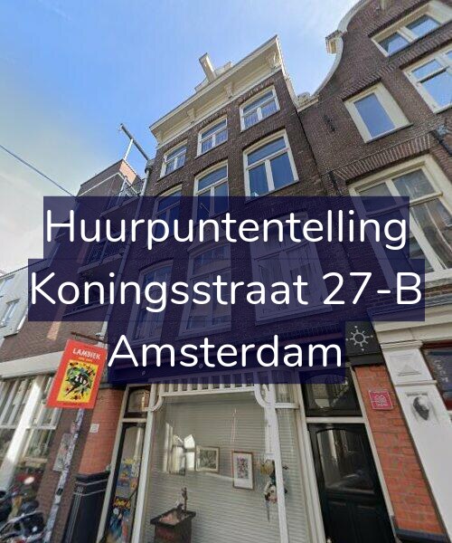 Foto gevel Huurpuntentelling voor Koningsstraat 27-B, Amsterdam