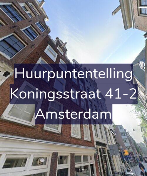 Foto gevel Huurpuntentelling voor Koningsstraat 41-2, Amsterdam