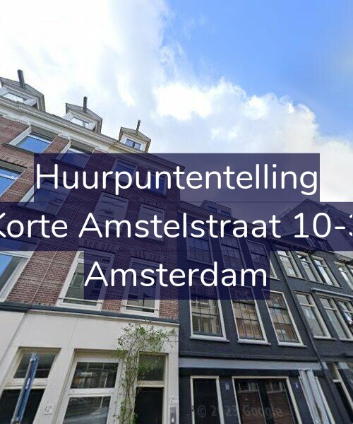 Foto gevel Huurpuntentelling voor Korte Amstelstraat 10-3, Amsterdam