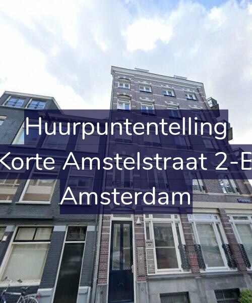 Foto gevel Huurpuntentelling voor Korte Amstelstraat 2-B, Amsterdam