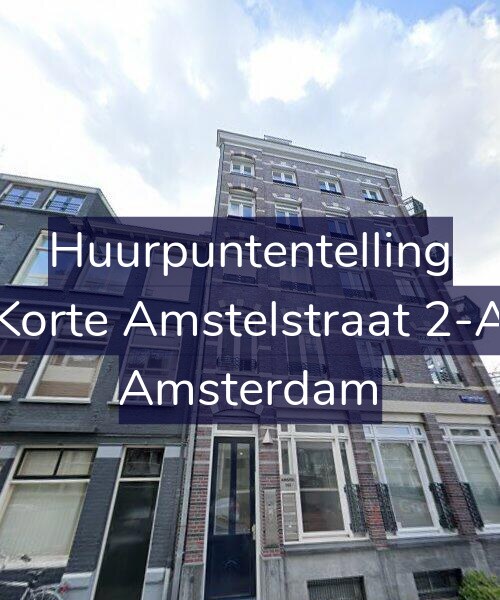 Foto gevel Huurpuntentelling voor Korte Amstelstraat 2-A, Amsterdam