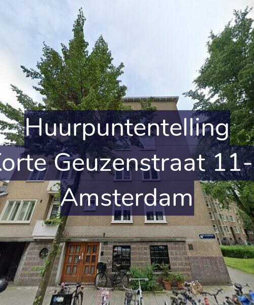 Foto gevel Huurpuntentelling voor Korte Geuzenstraat 11-1, Amsterdam