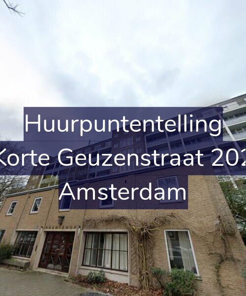 Foto gevel Huurpuntentelling voor Korte Geuzenstraat 202, Amsterdam