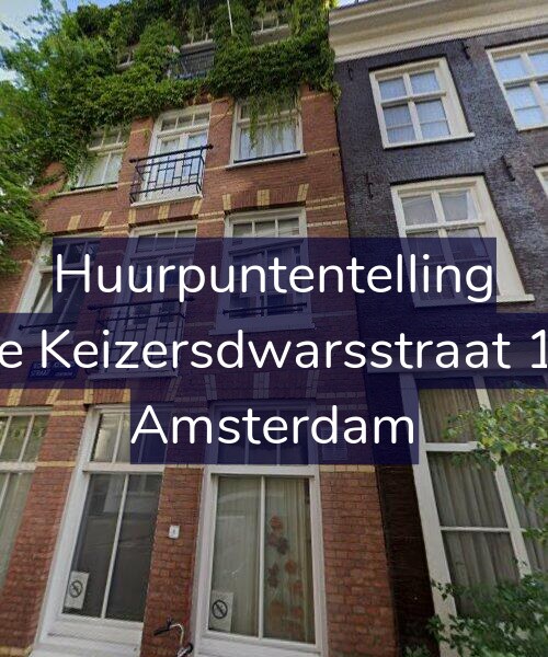 Foto gevel Huurpuntentelling voor Korte Keizersdwarsstraat 11-H, Amsterdam