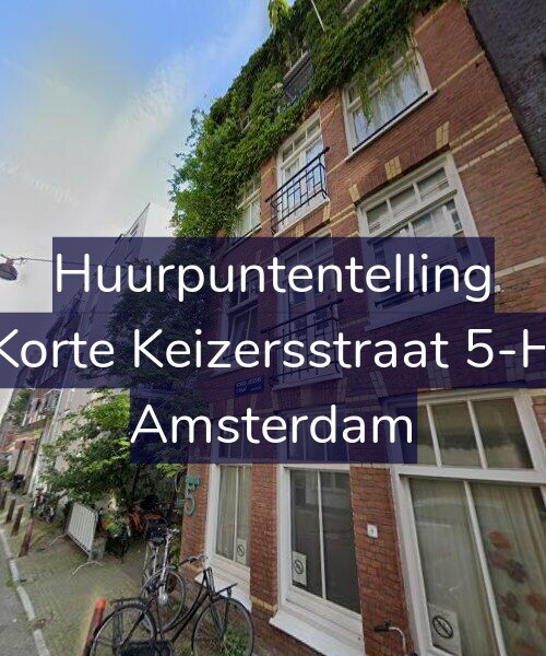 Foto gevel Huurpuntentelling voor Korte Keizersstraat 5-H, Amsterdam