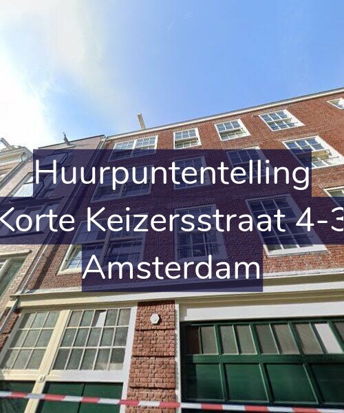 Foto gevel Huurpuntentelling voor Korte Keizersstraat 4-3, Amsterdam