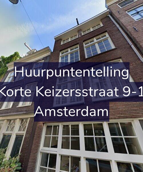 Foto gevel Huurpuntentelling voor Korte Keizersstraat 9-1, Amsterdam