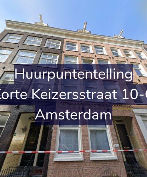 Foto gevel Huurpuntentelling voor Korte Keizersstraat 10-C, Amsterdam
