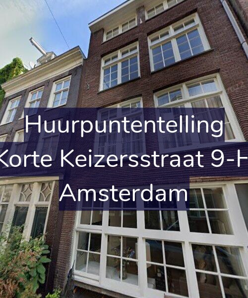Foto gevel Huurpuntentelling voor Korte Keizersstraat 9-H, Amsterdam