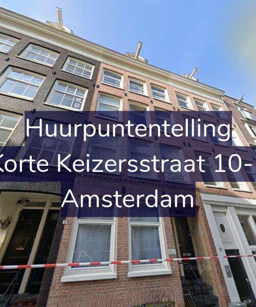 Foto gevel Huurpuntentelling voor Korte Keizersstraat 10-E, Amsterdam