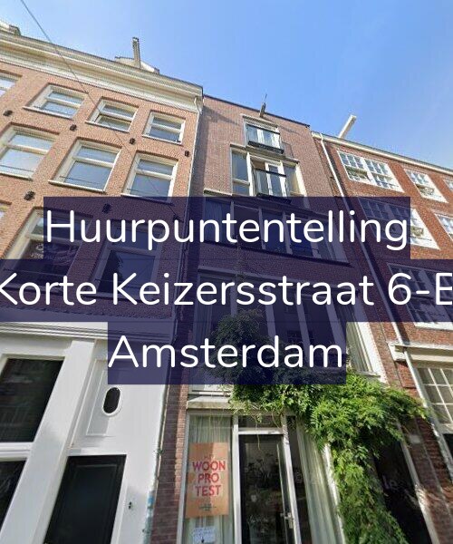 Foto gevel Huurpuntentelling voor Korte Keizersstraat 6-B, Amsterdam