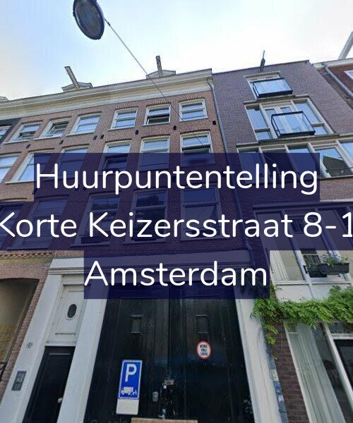Foto gevel Huurpuntentelling voor Korte Keizersstraat 8-1, Amsterdam